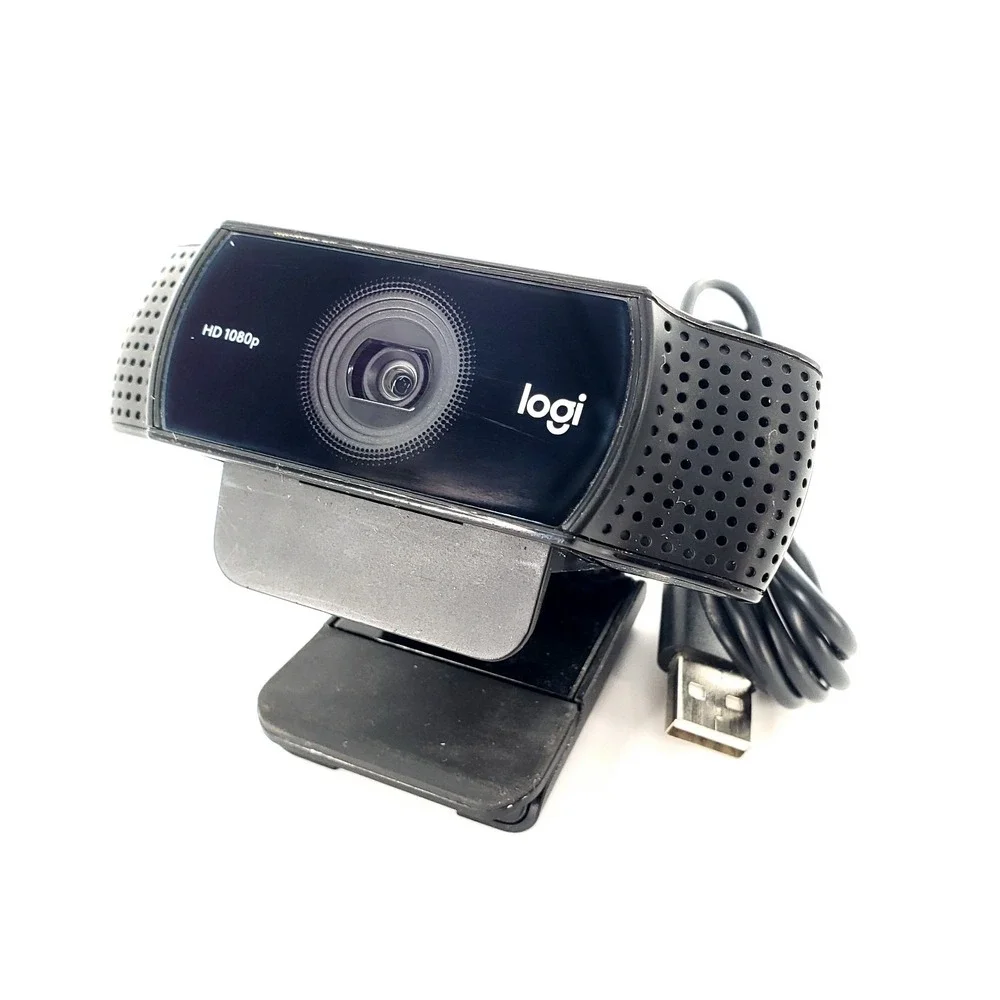 Logitech C920 1080p HD USB Web Camera Black Tested & Works